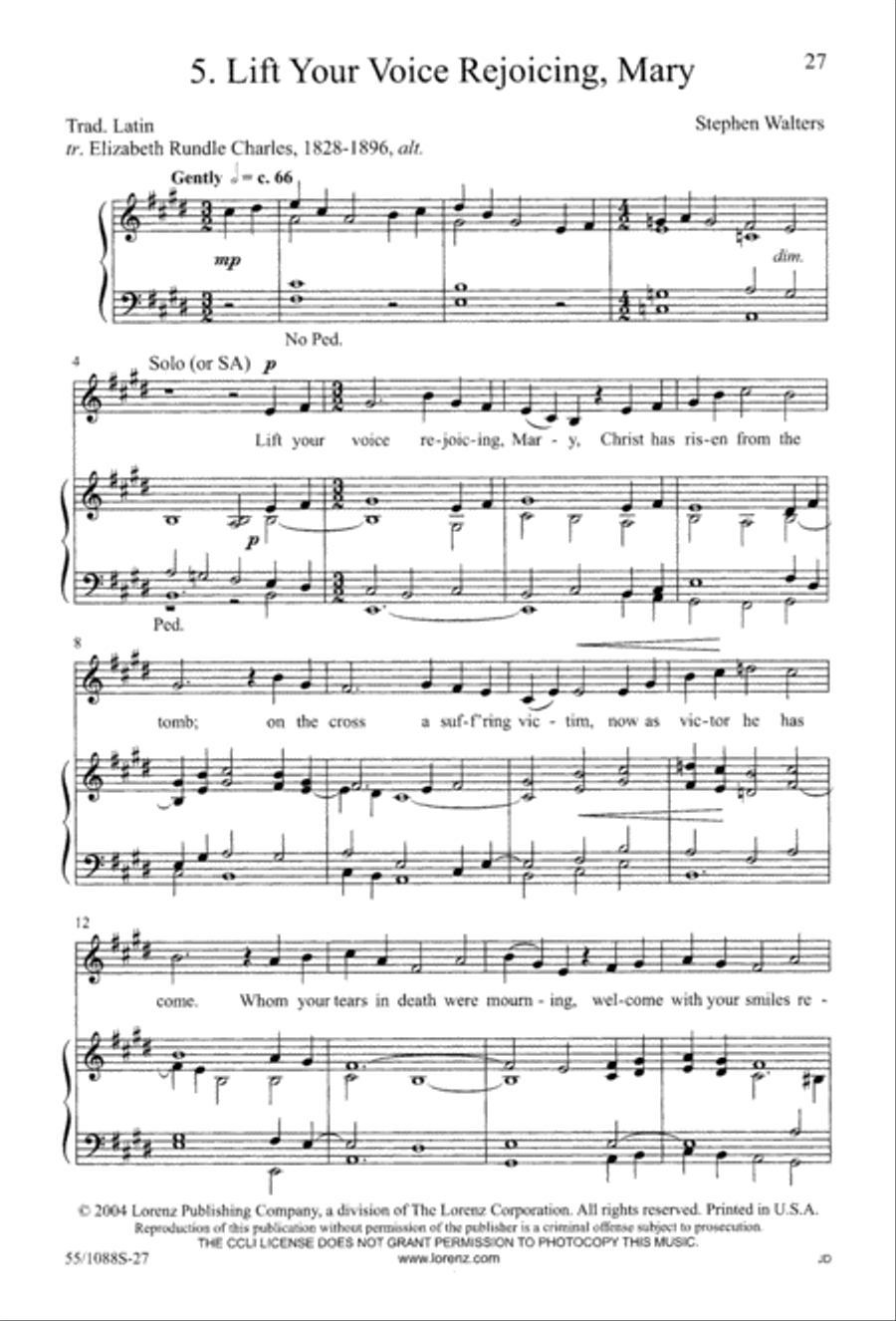 Celebrate! (Digital Download) 4-Part scores gallery preview page 29
