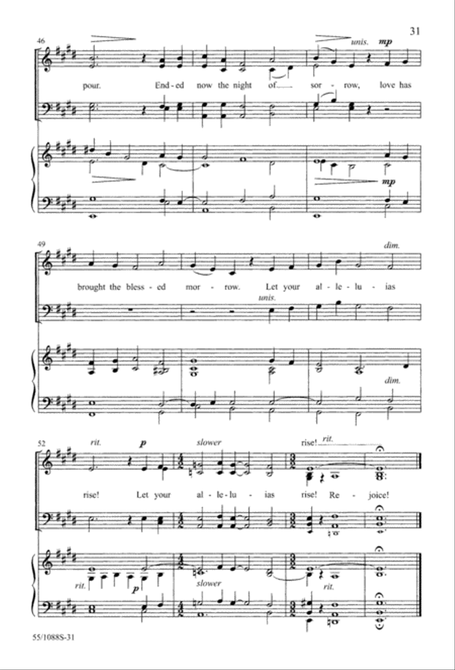 Celebrate! (Digital Download) 4-Part scores gallery preview page 31