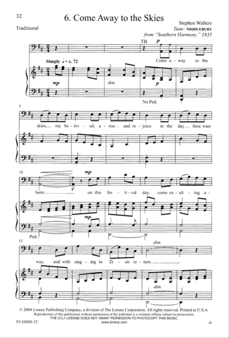 Celebrate! (Digital Download) 4-Part scores gallery preview page 32