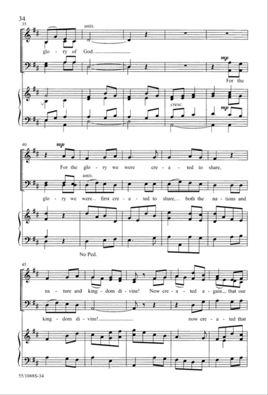 Celebrate! (Digital Download) 4-Part scores gallery preview page 34