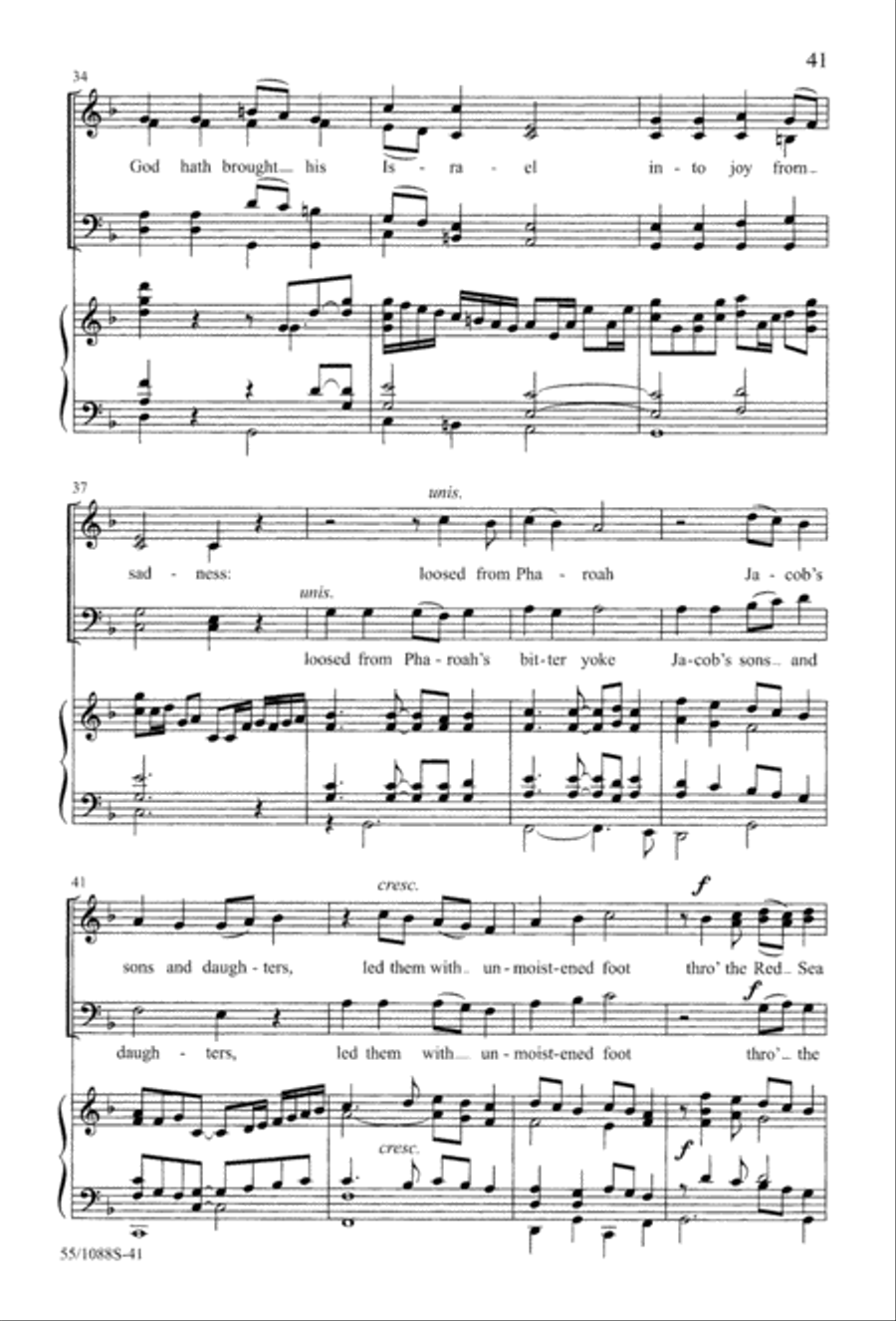 Celebrate! (Digital Download) 4-Part scores gallery preview page 41