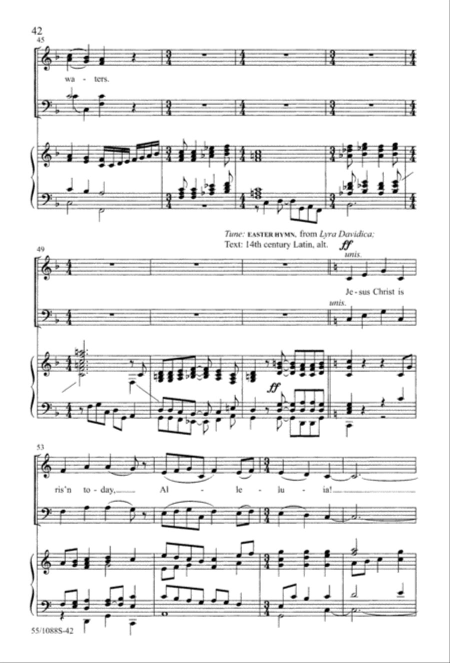 Celebrate! (Digital Download) 4-Part scores gallery preview page 42