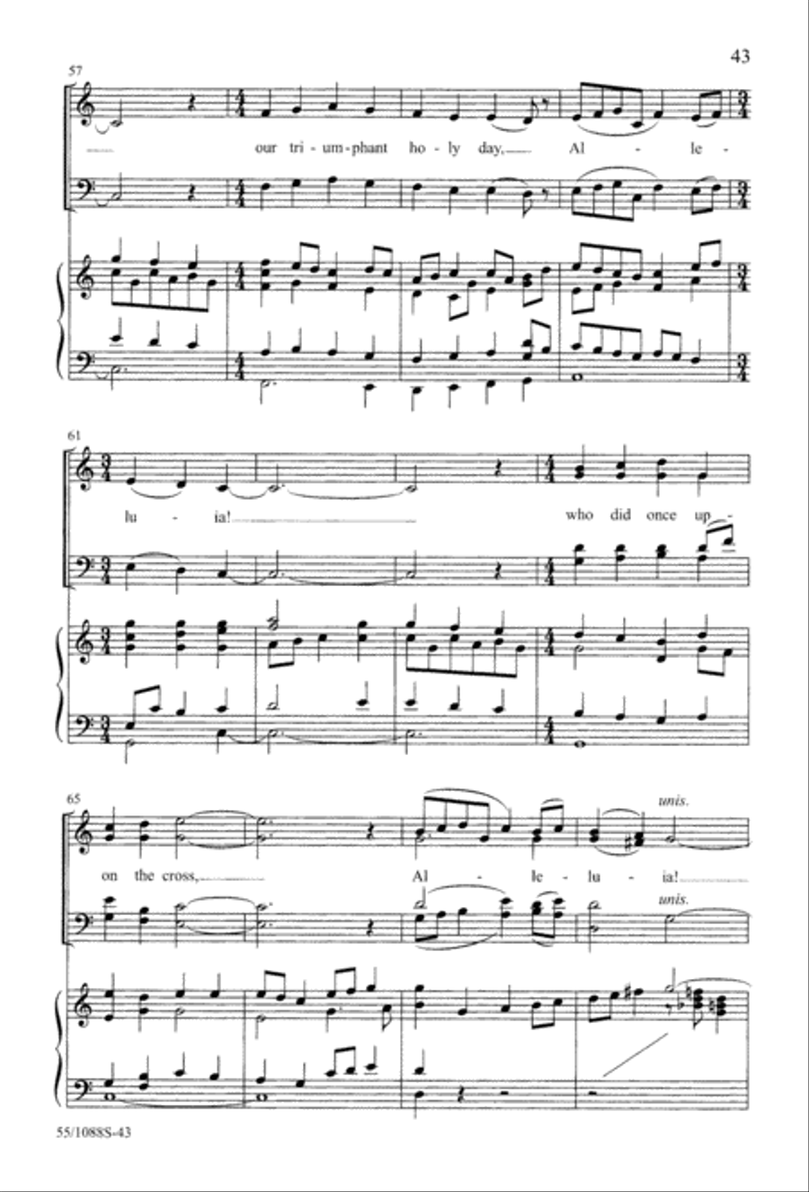 Celebrate! (Digital Download) 4-Part scores gallery preview page 43