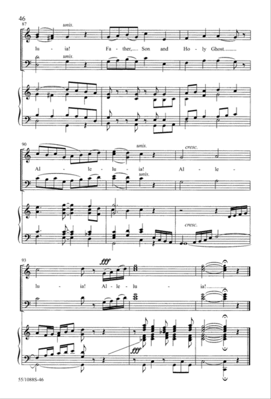 Celebrate! (Digital Download) 4-Part scores gallery preview page 46