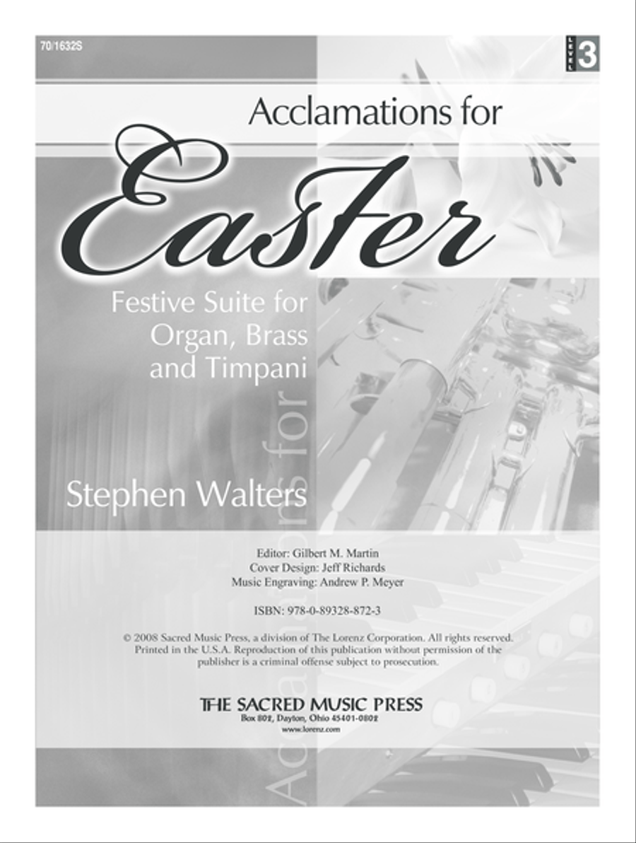 Acclamations for Easter (Digital Download) Trombone scores gallery preview page 1