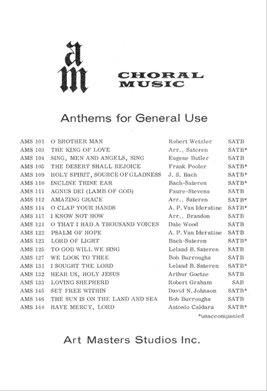 Amazing Grace (Digital Download) 4-Part scores gallery preview page 4