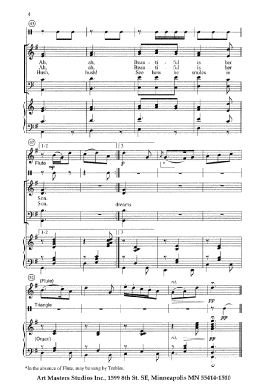 Bring a Torch, Jeanette, Isabella (Digital Download) 4-Part scores gallery preview page 4