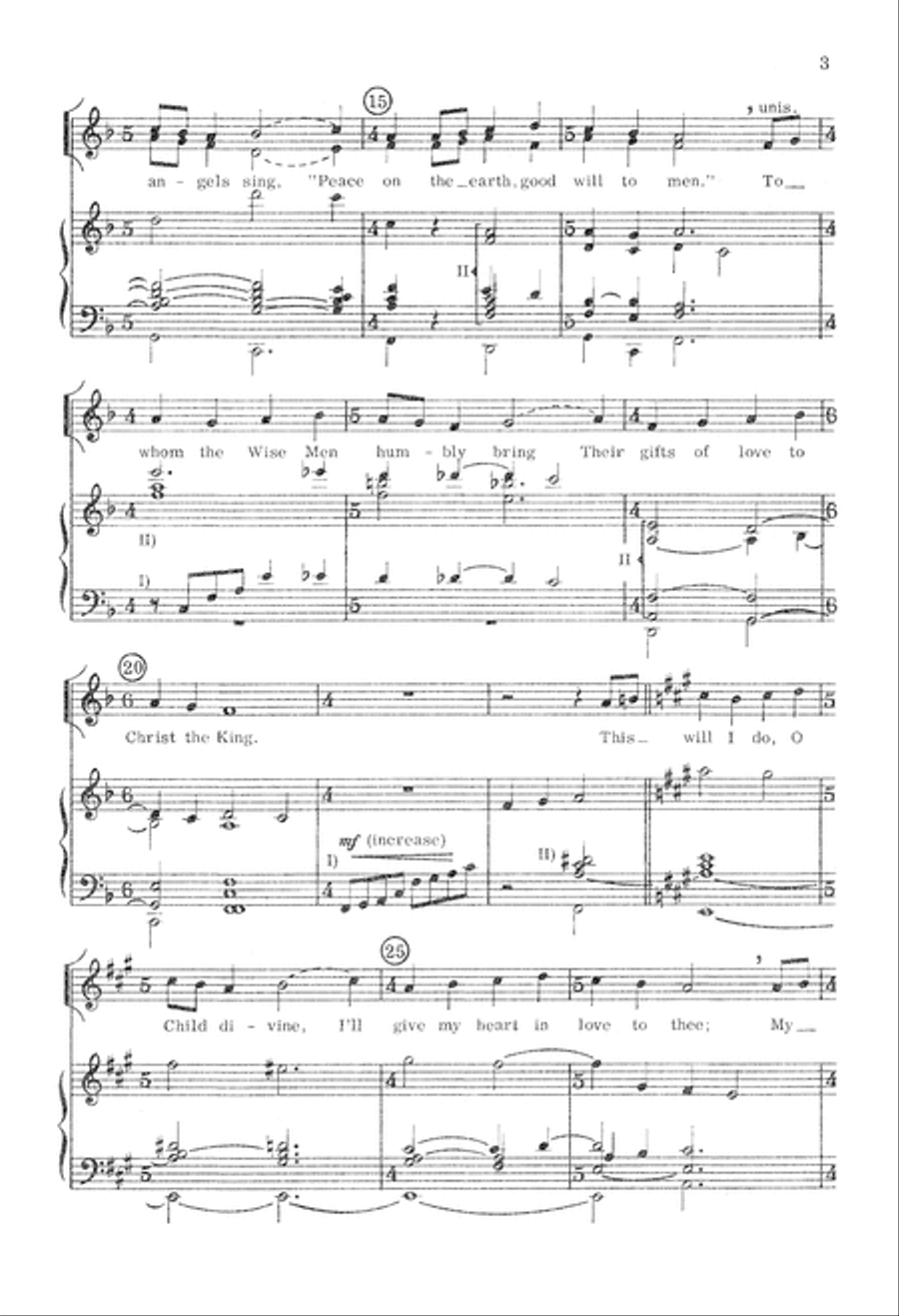 What Offering Shall I Bring? (Digital Download) Unison Choir scores gallery preview page 3