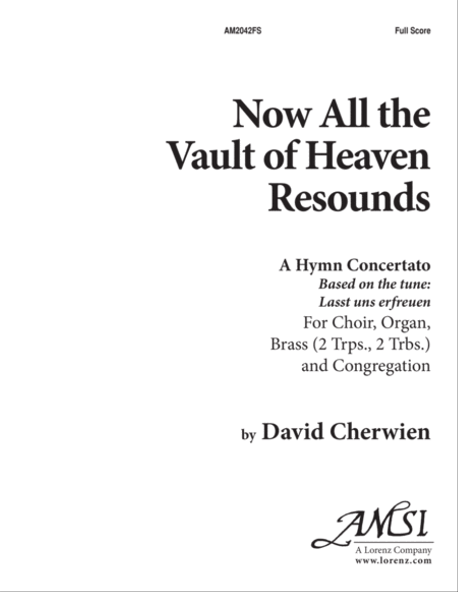 Now All the Vault - Full Score 4-Part scores gallery preview page 1