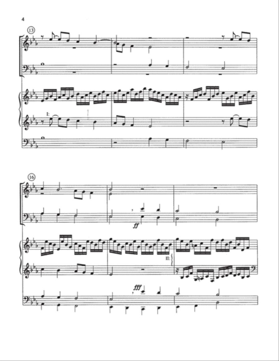 Now All the Vault - Full Score 4-Part scores gallery preview page 4