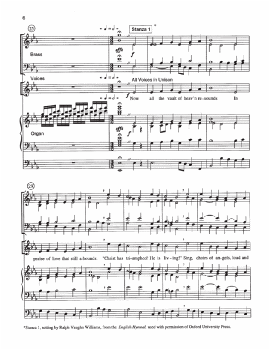Now All the Vault - Full Score 4-Part scores gallery preview page 6