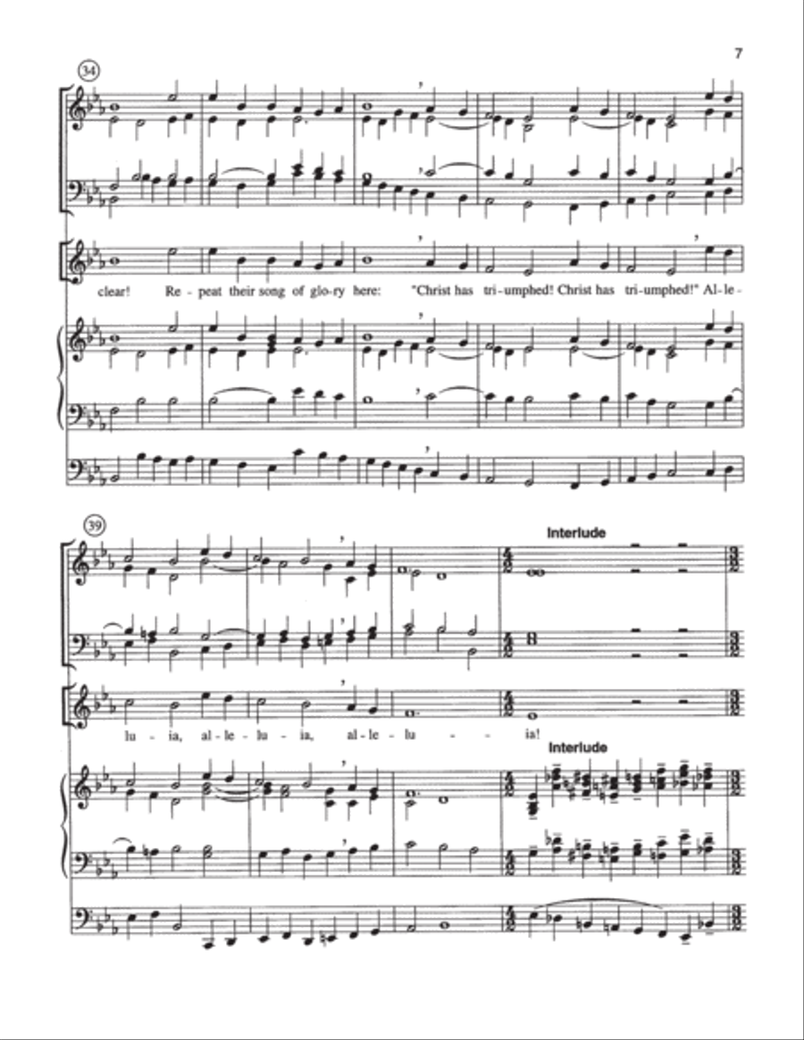Now All the Vault - Full Score 4-Part scores gallery preview page 7