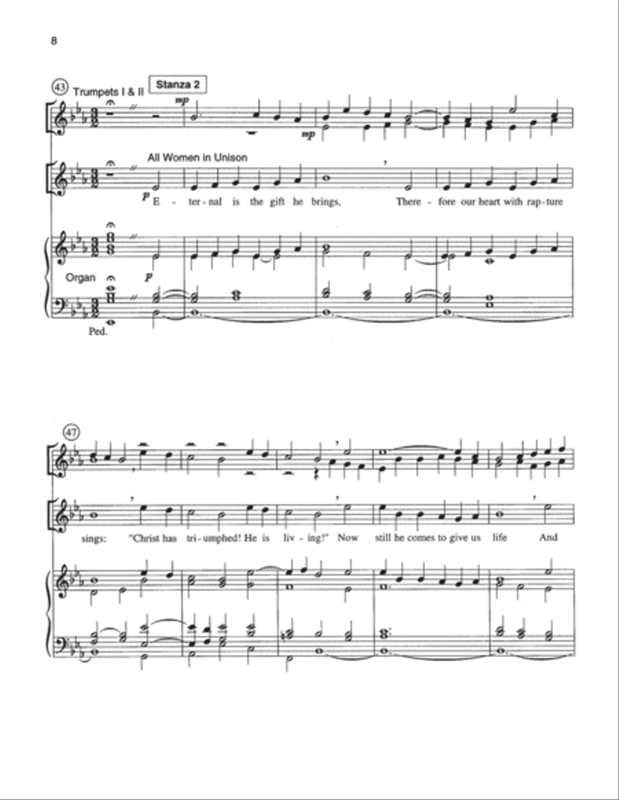 Now All the Vault - Full Score 4-Part scores gallery preview page 8