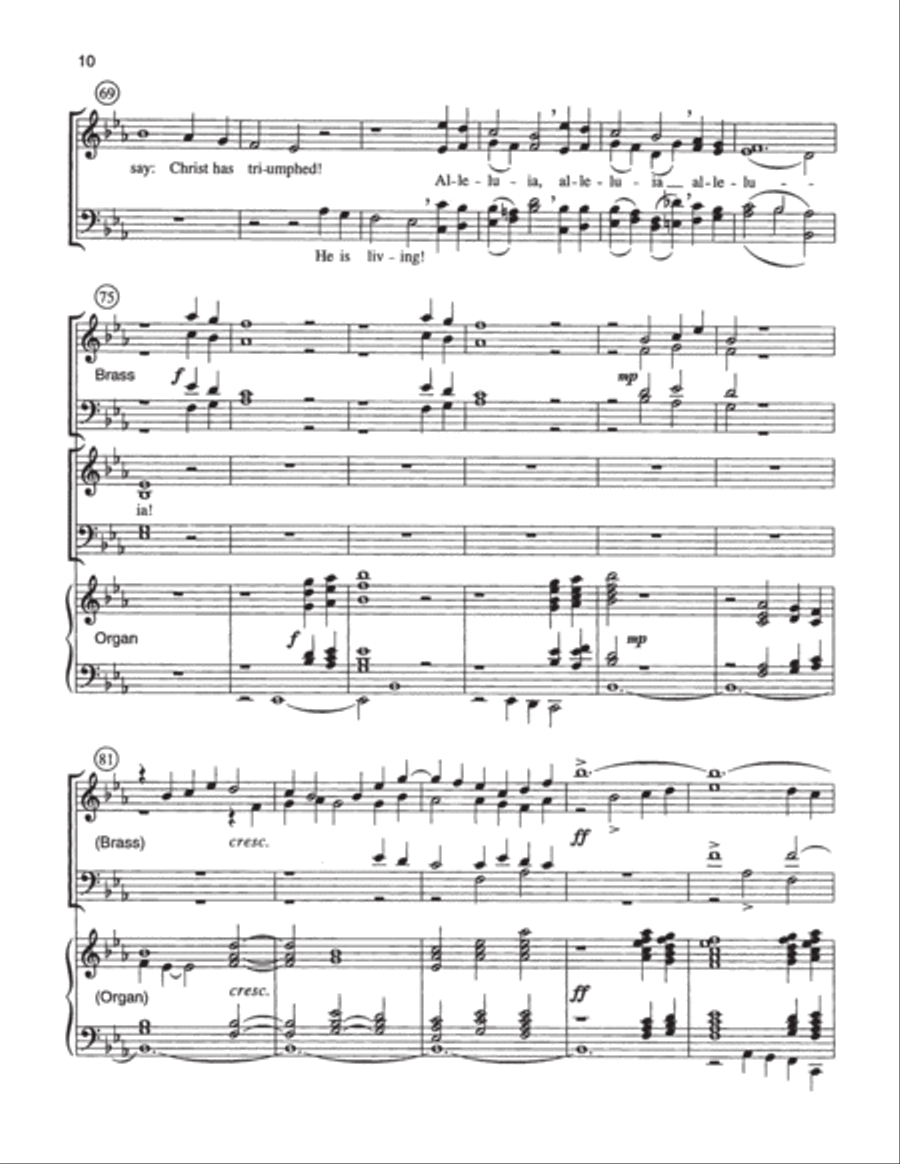 Now All the Vault - Full Score 4-Part scores gallery preview page 10