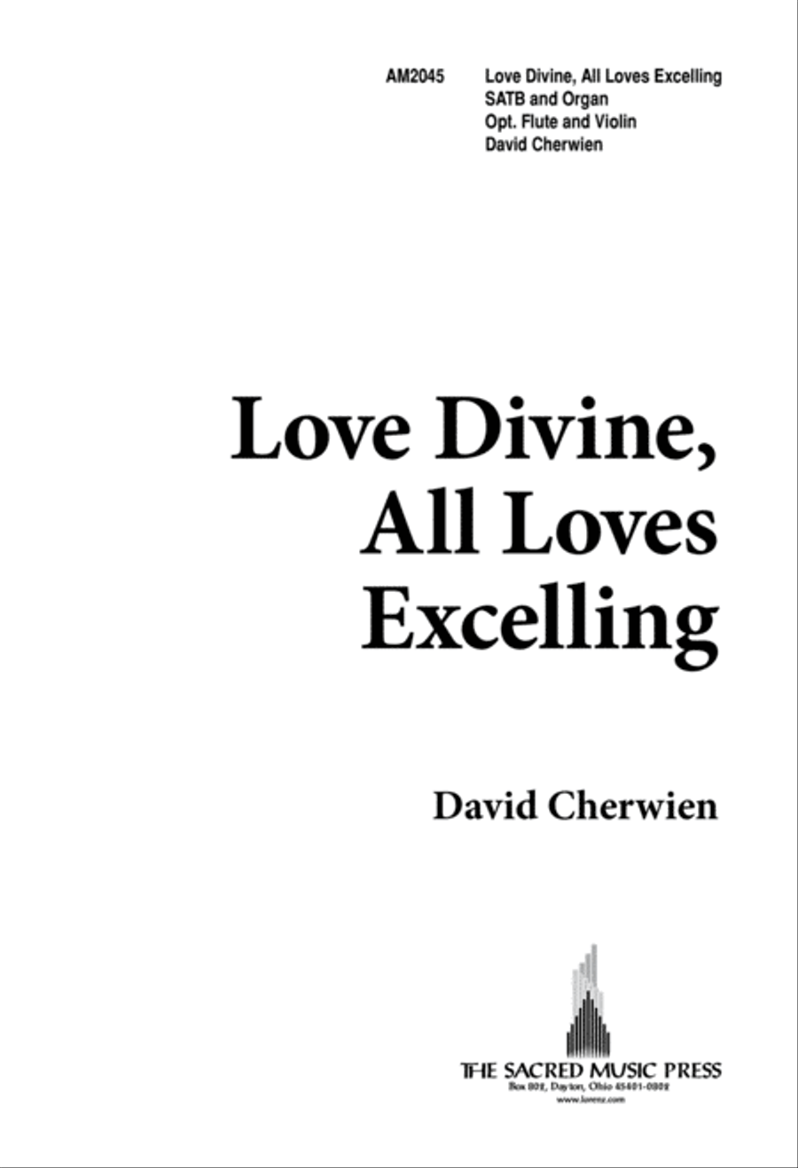 Love Divine, All Loves Excelling (Digital Download) 4-Part scores gallery preview page 1
