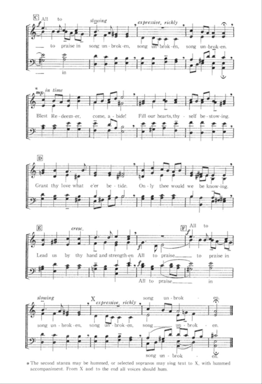 Lord, Whose Passion Didst Reveal (Digital Download) 4-Part scores gallery preview page 3