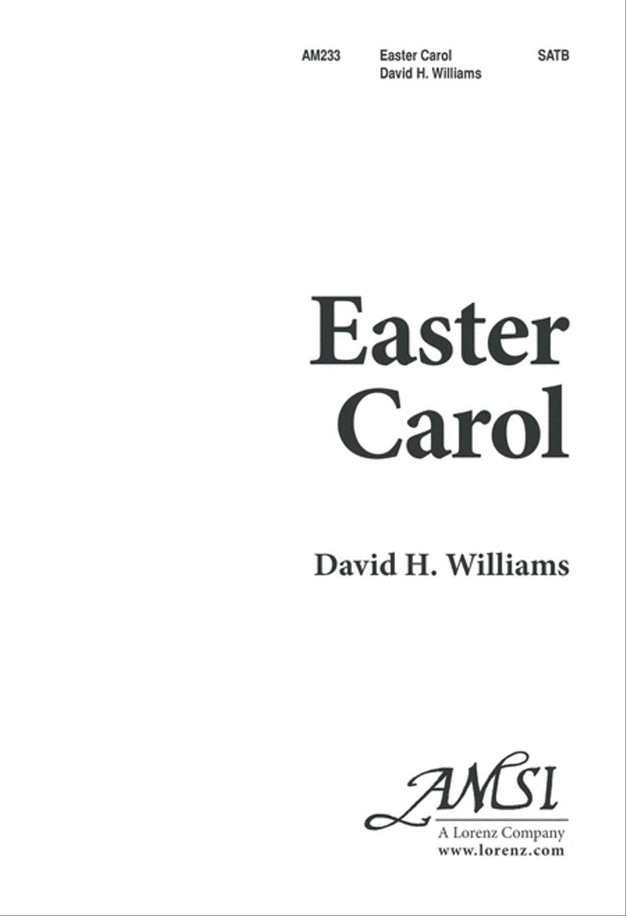Easter Carol (Digital Download) 4-Part scores gallery preview page 1