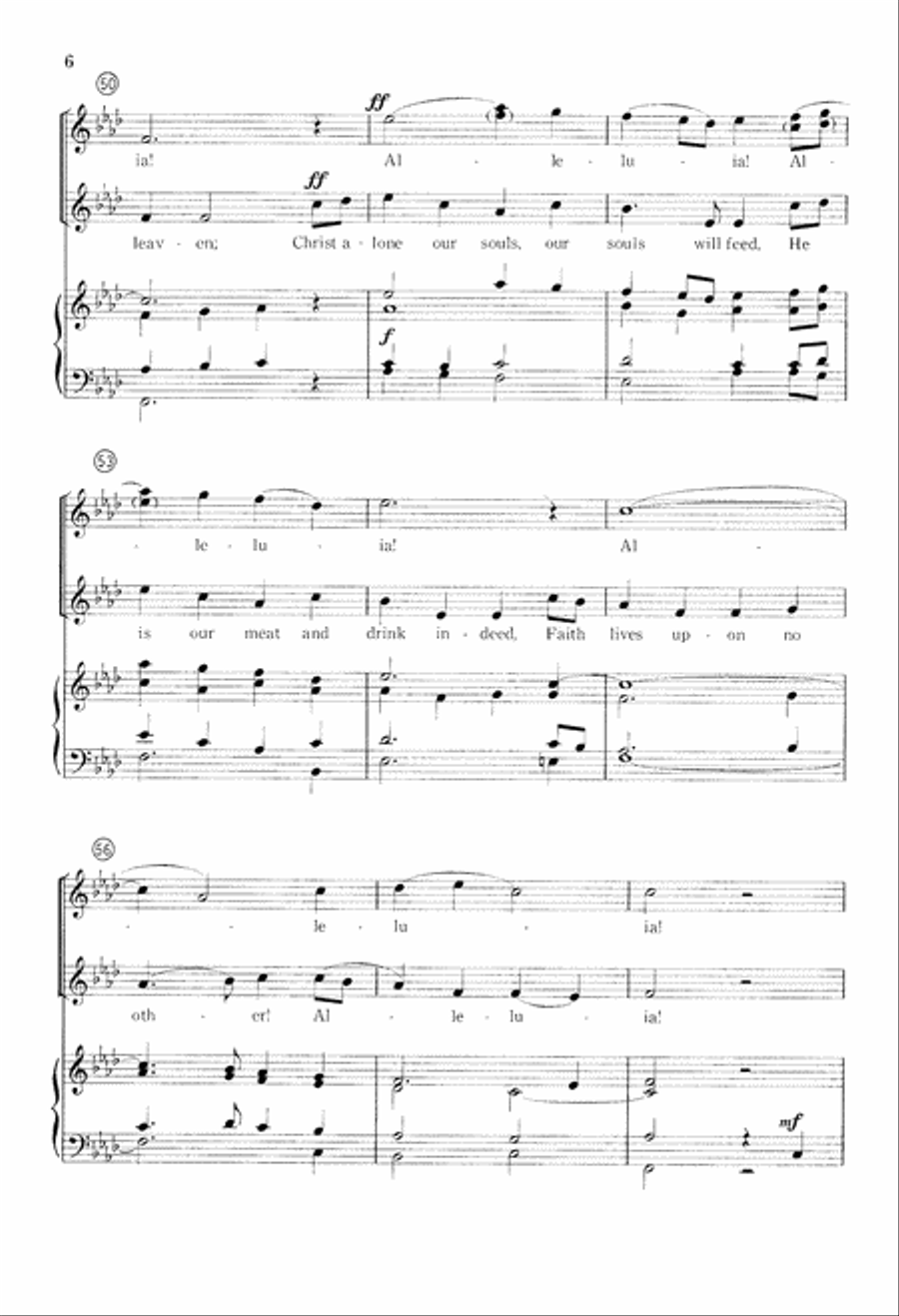 Easter Carol (Digital Download) 4-Part scores gallery preview page 6