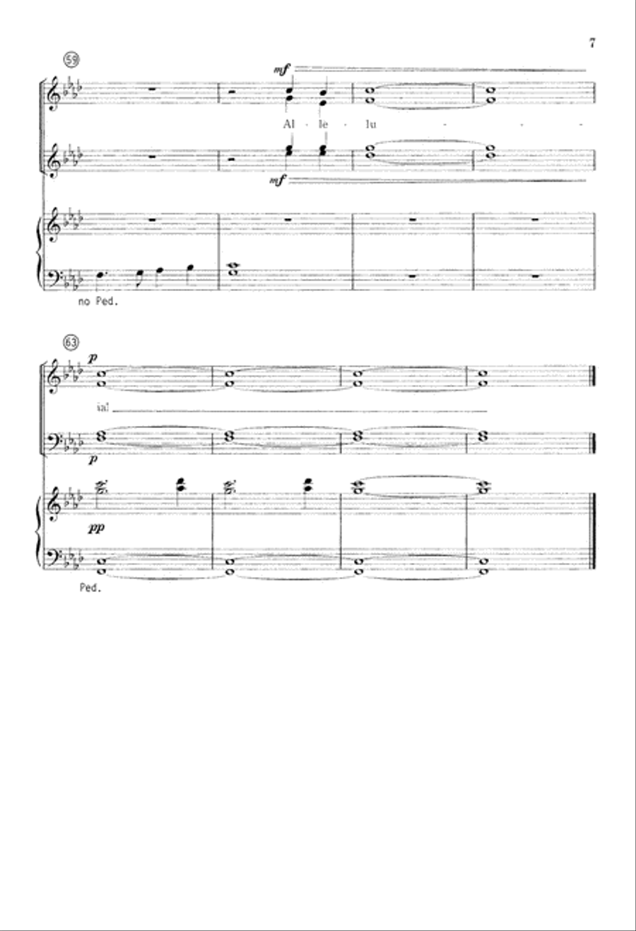Easter Carol (Digital Download) 4-Part scores gallery preview page 7