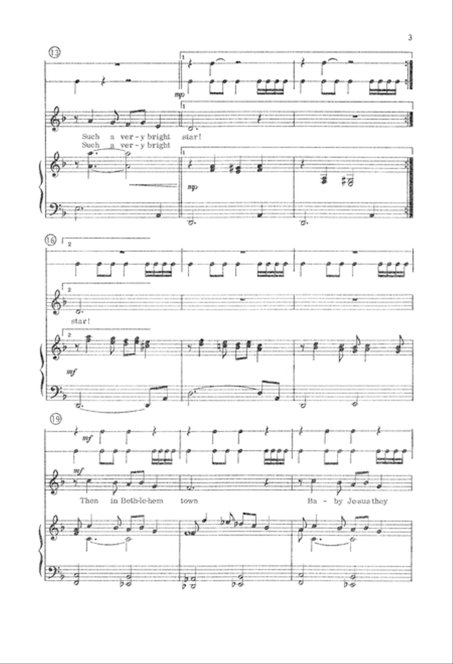 Such a Very Bright Star (Digital Download) Unison Choir scores gallery preview page 3