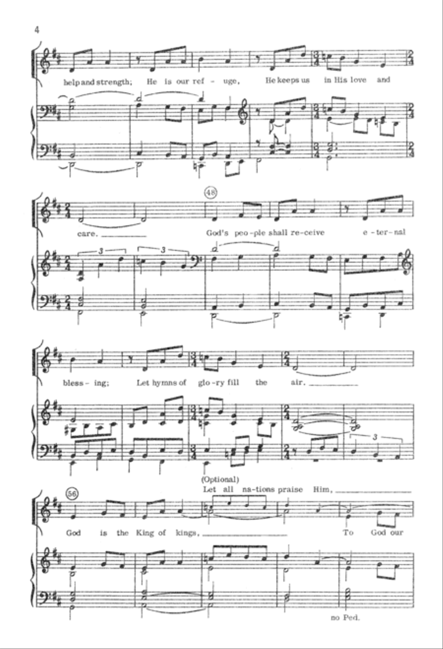 Break Forth in Joyful Song (Digital Download) Unison Choir scores gallery preview page 4