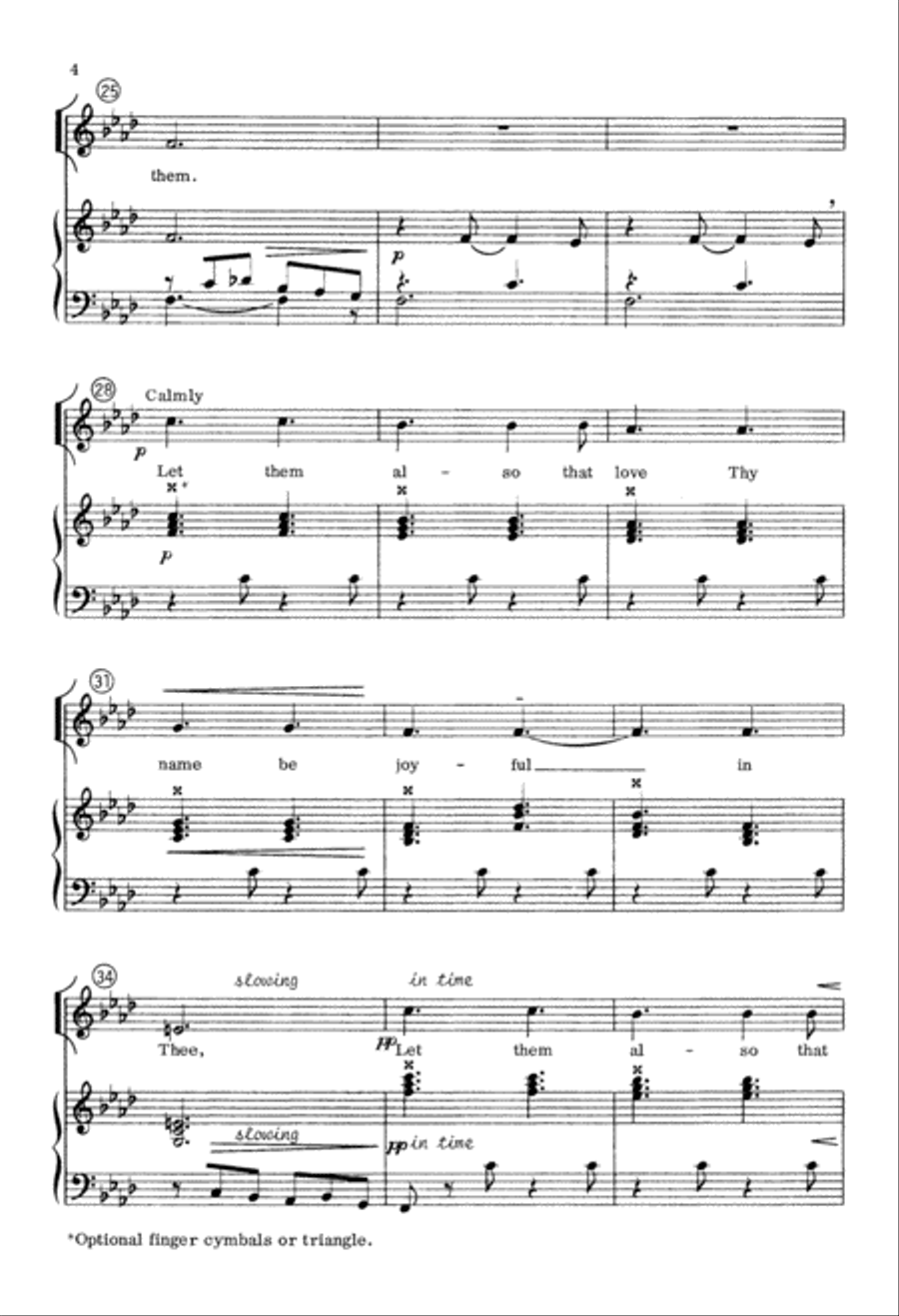 A Song of Joy (Digital Download) Unison Choir scores gallery preview page 4