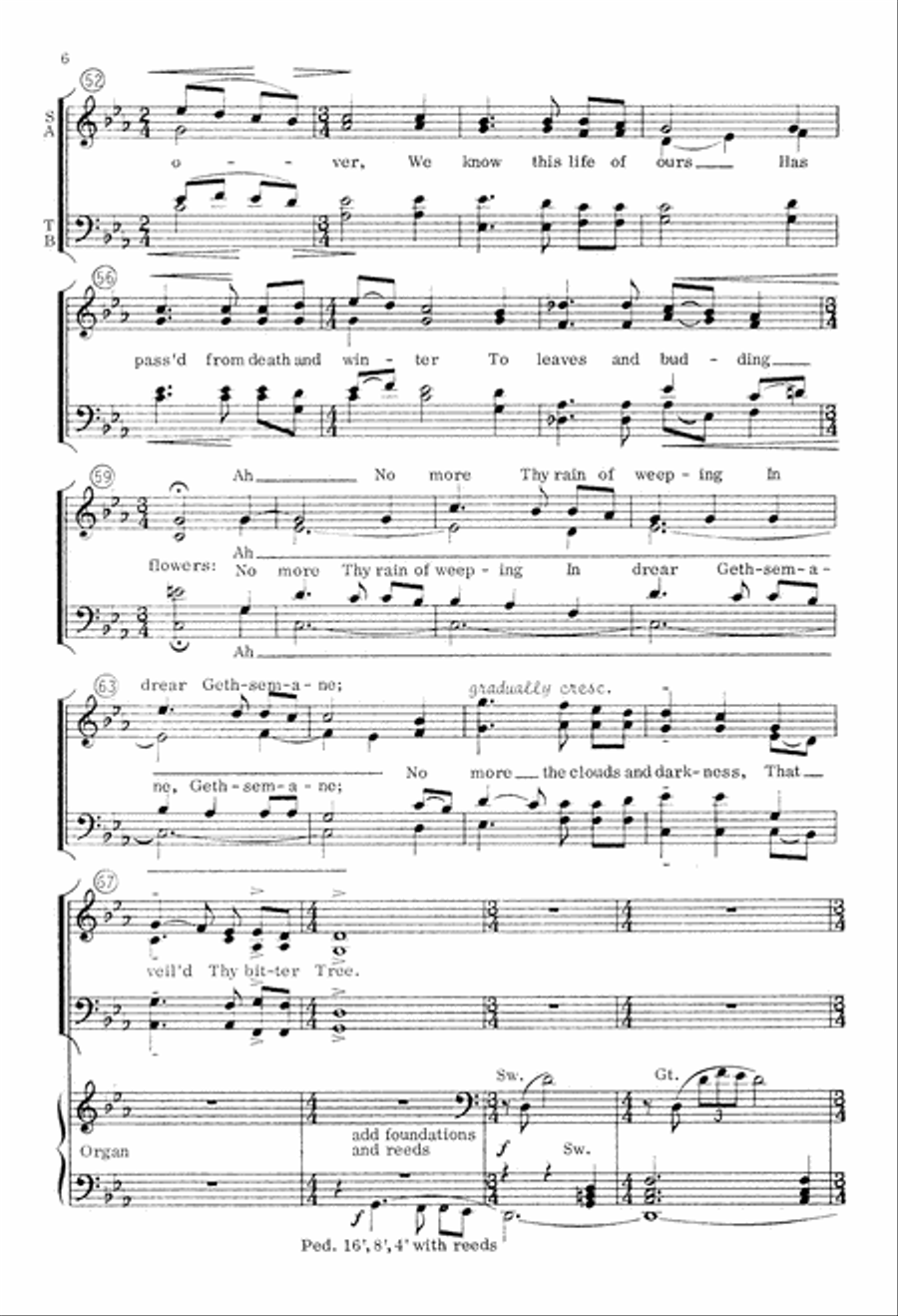 Easter Canticle (Digital Download) 4-Part scores gallery preview page 6