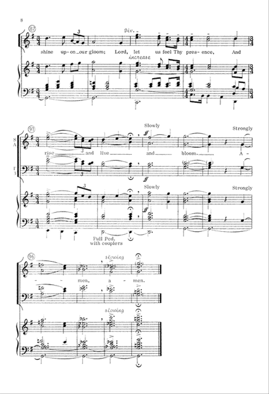Easter Canticle (Digital Download) 4-Part scores gallery preview page 8