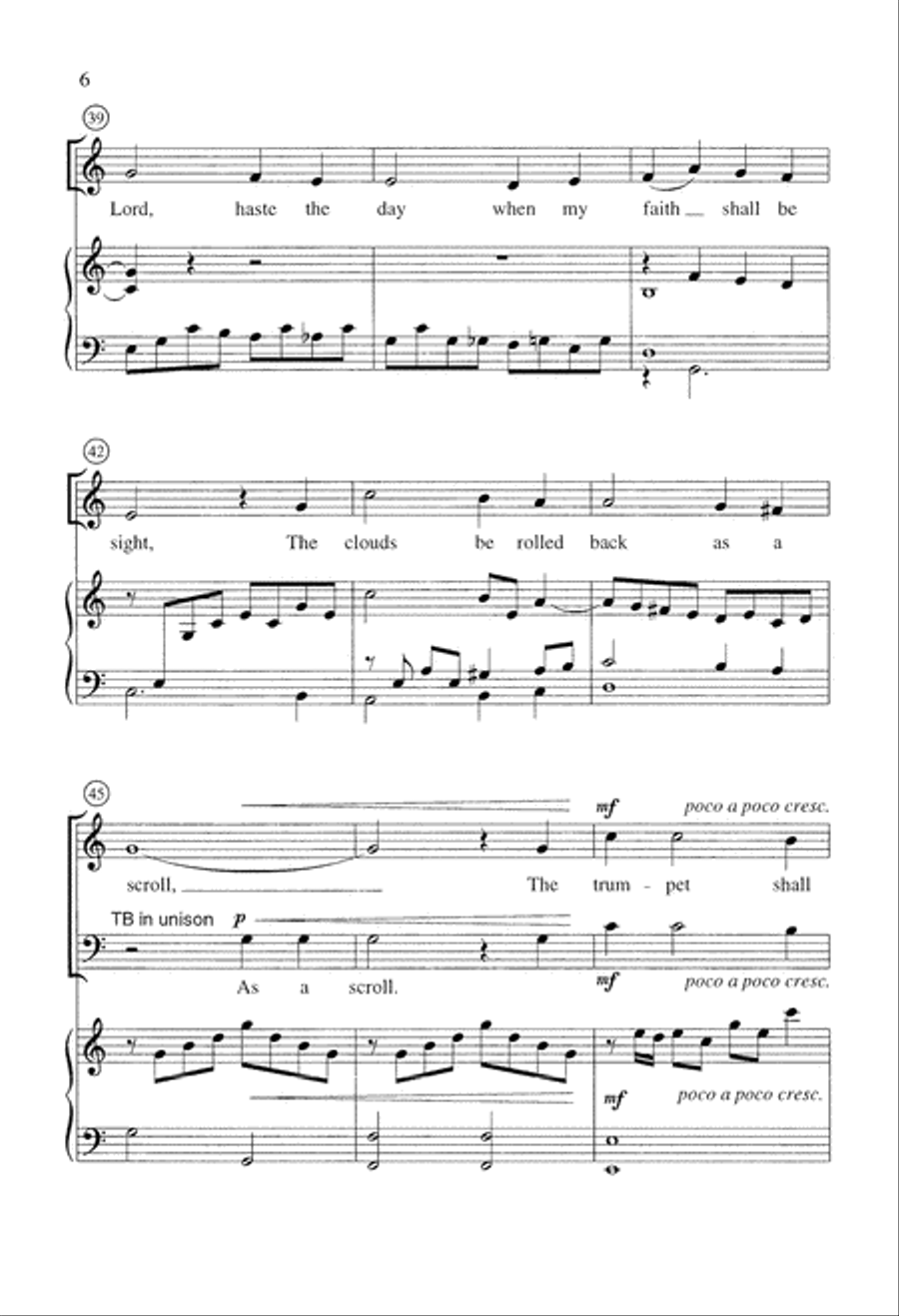It is Well with my Soul (Digital Download) 4-Part scores gallery preview page 6