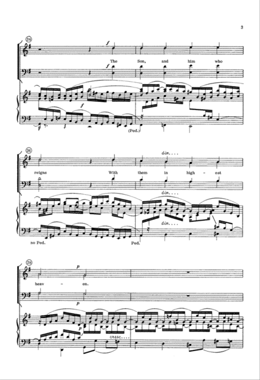 Now Thank We All Our God (Digital Download) 4-Part scores gallery preview page 5