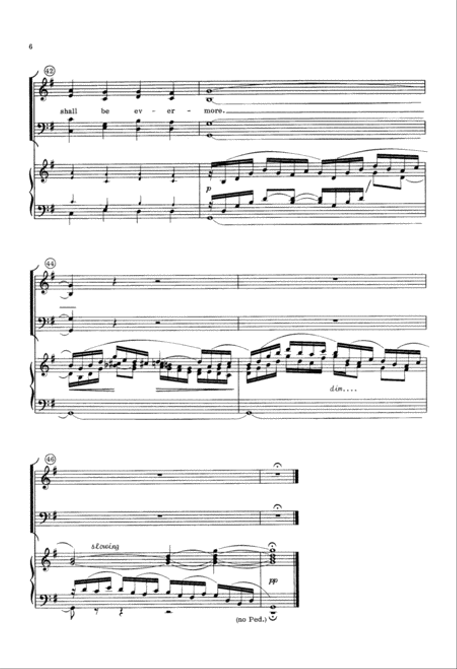 Now Thank We All Our God (Digital Download) 4-Part scores gallery preview page 8