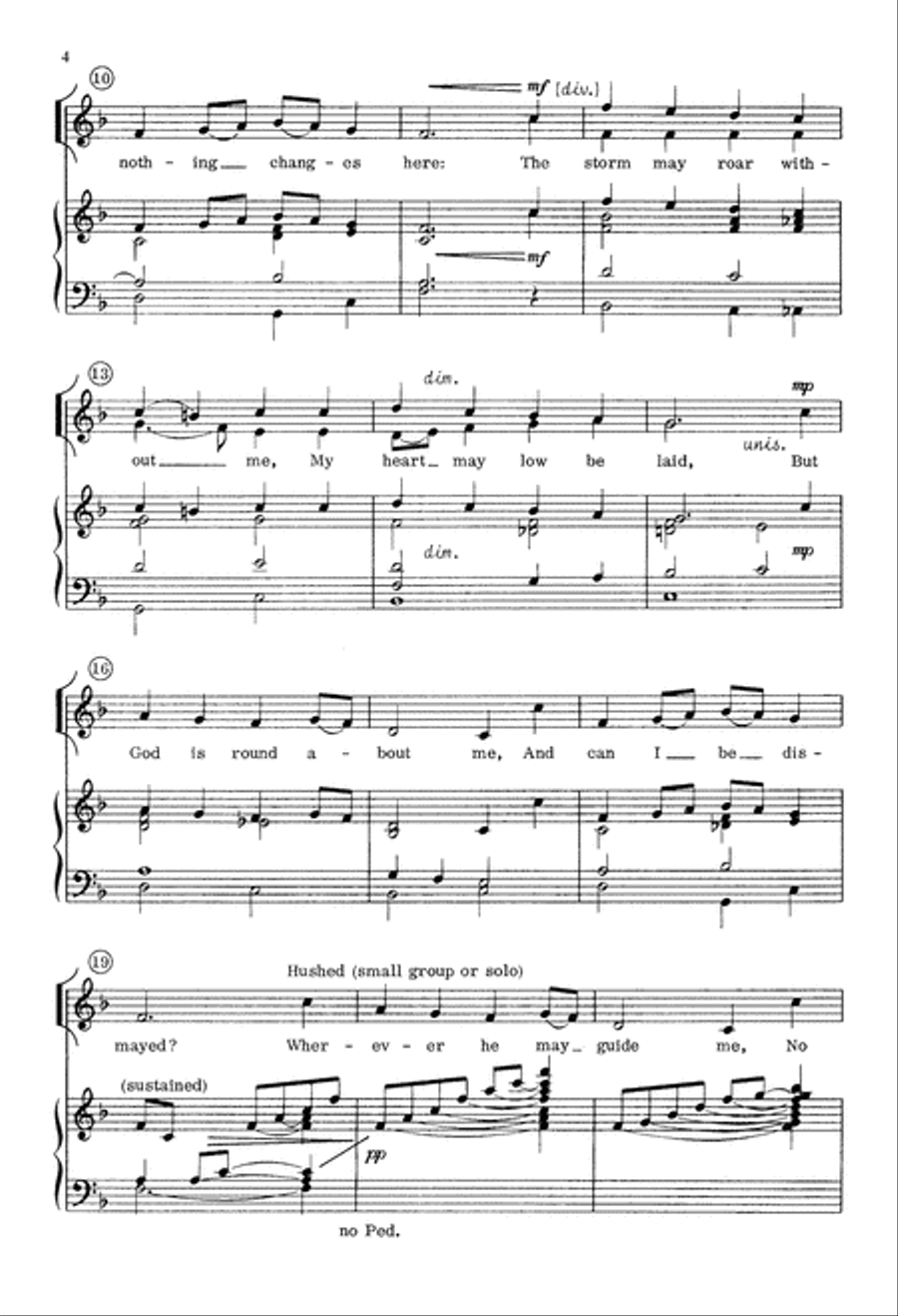In Heavenly Love, Abiding (Digital Download) Unison Choir scores gallery preview page 4