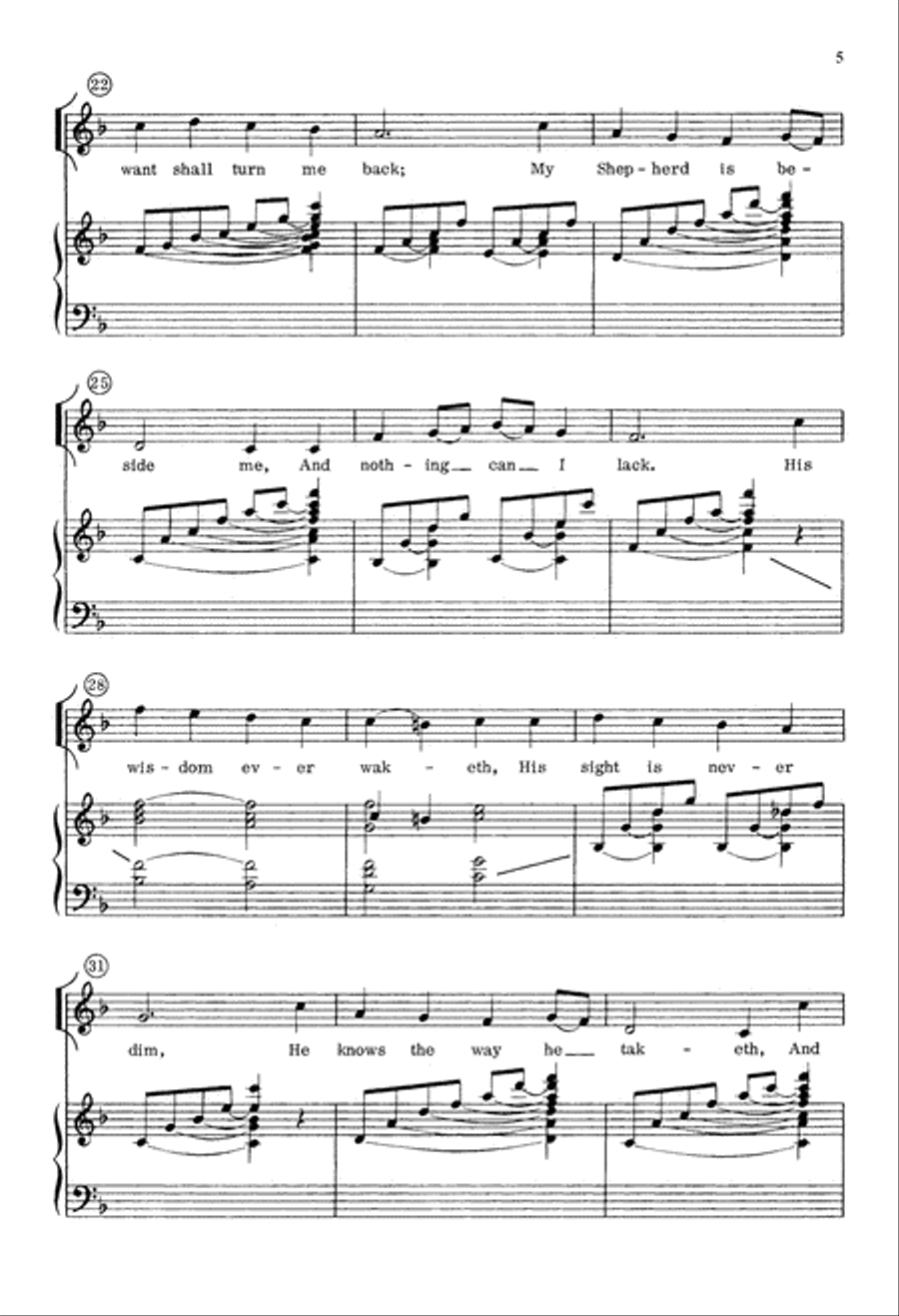 In Heavenly Love, Abiding (Digital Download) Unison Choir scores gallery preview page 5