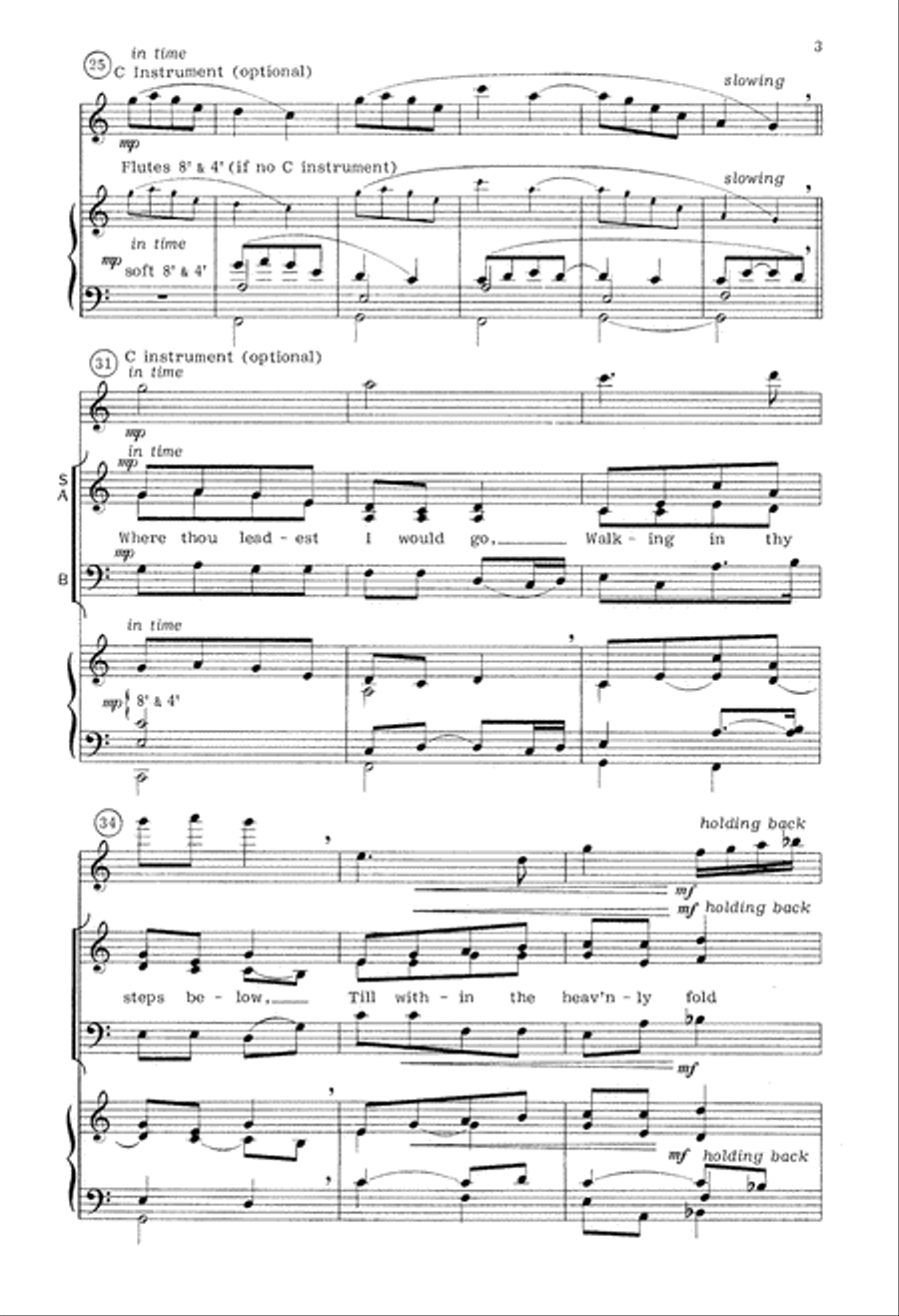 Loving Shepherd of thy Sheep (Digital Download) 3-Part scores gallery preview page 3