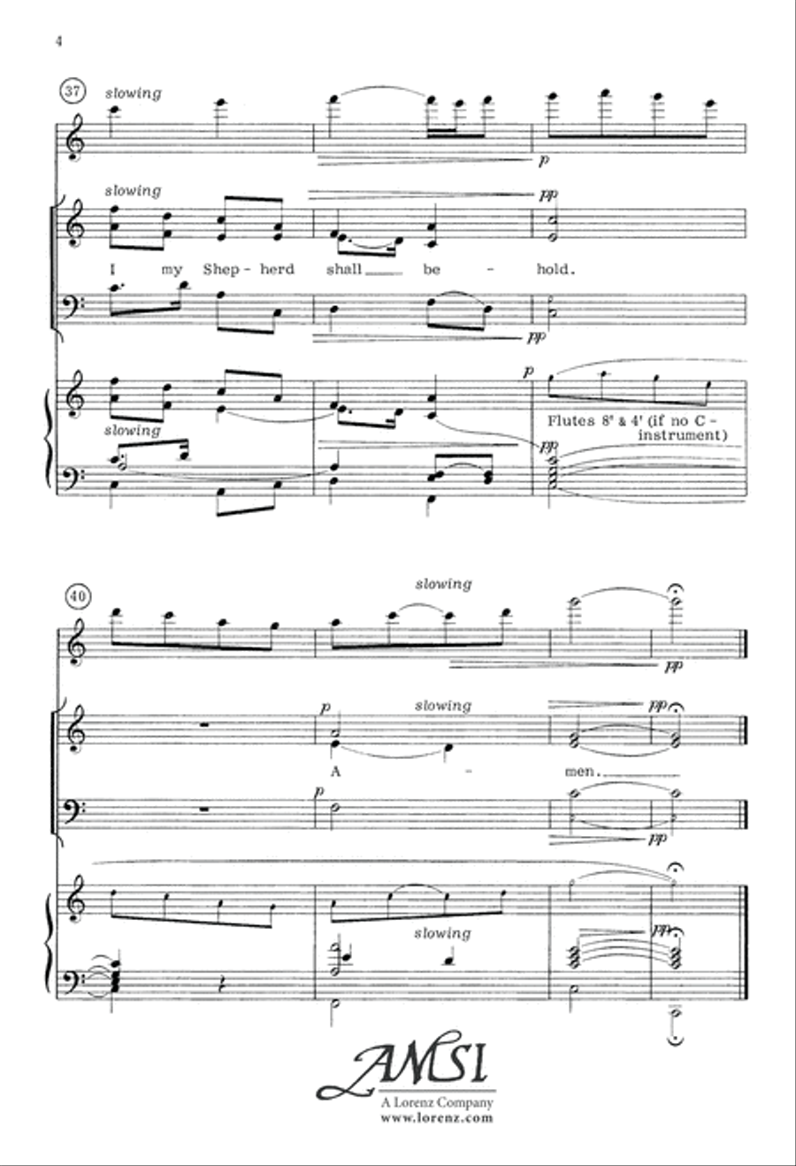 Loving Shepherd of thy Sheep (Digital Download) 3-Part scores gallery preview page 4