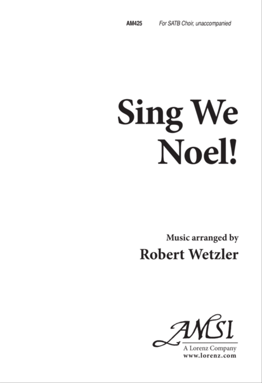 Sing We Noel (Digital Download) 4-Part scores gallery preview page 1