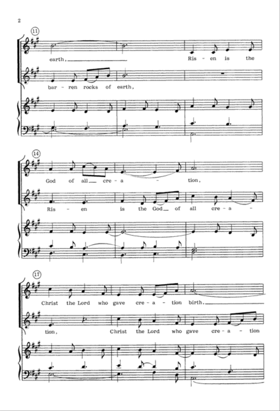 Come and Let Us Drink of that New River (Digital Download) Unison Choir scores gallery preview page 4
