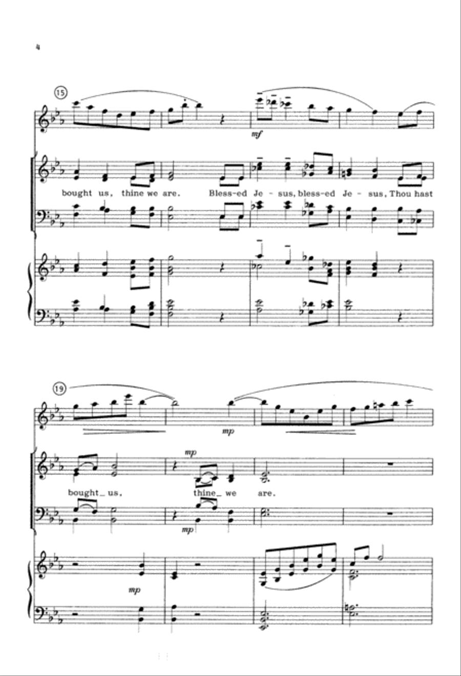 Shepherd, Lead Us (Digital Download) 4-Part scores gallery preview page 4