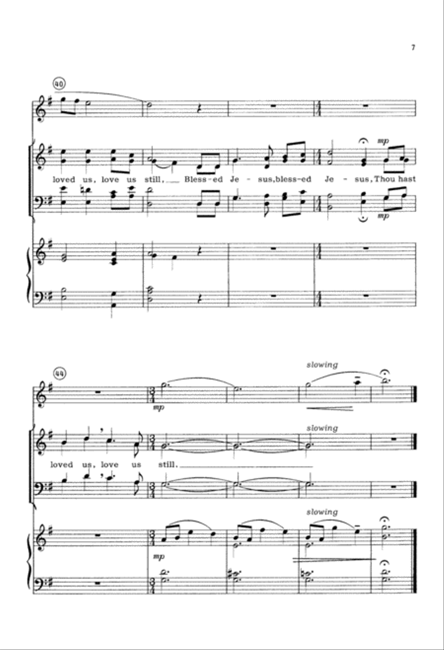 Shepherd, Lead Us (Digital Download) 4-Part scores gallery preview page 7