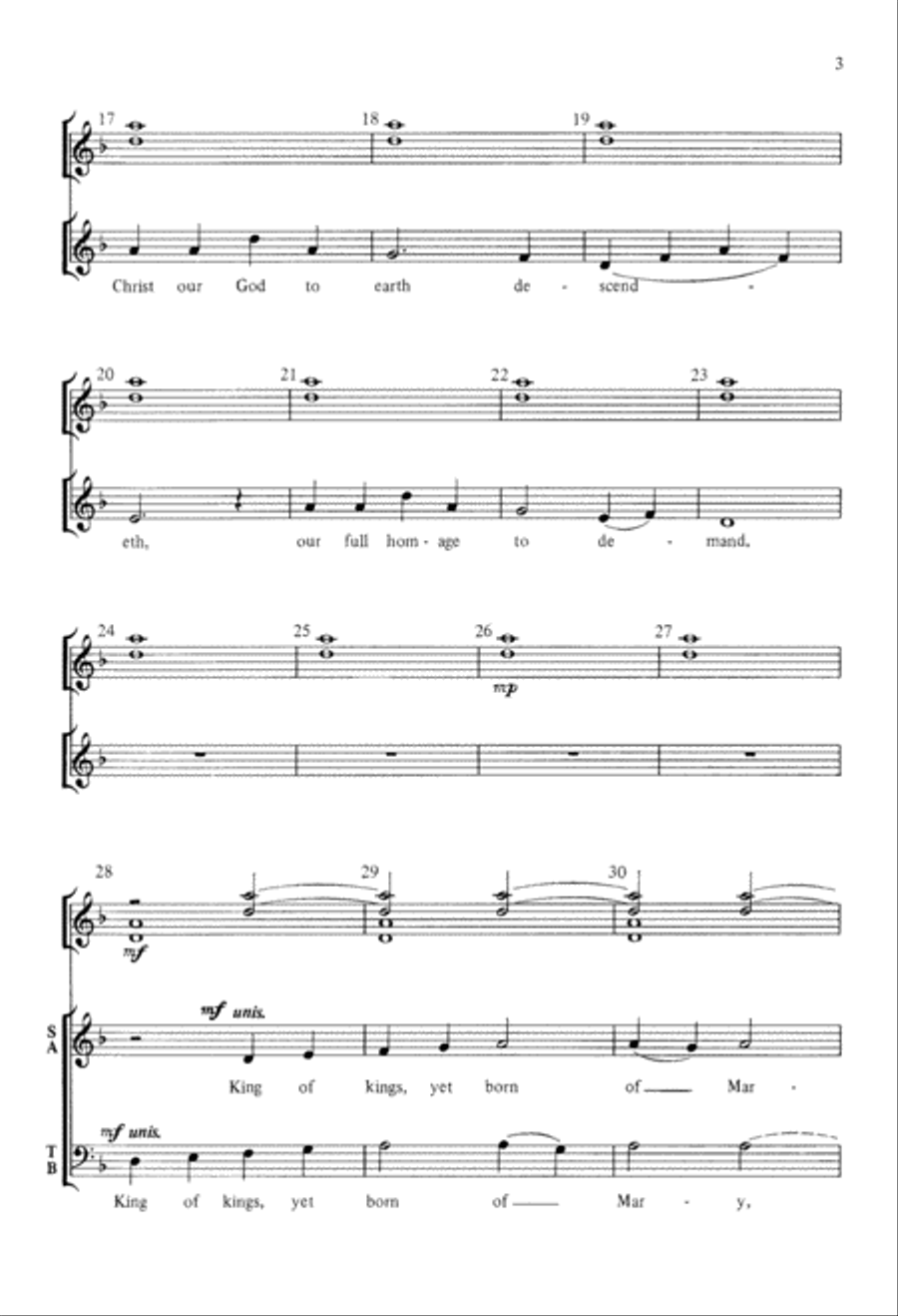 Let All Mortal Flesh Keep Silence (Digital Download) 4-Part scores gallery preview page 3