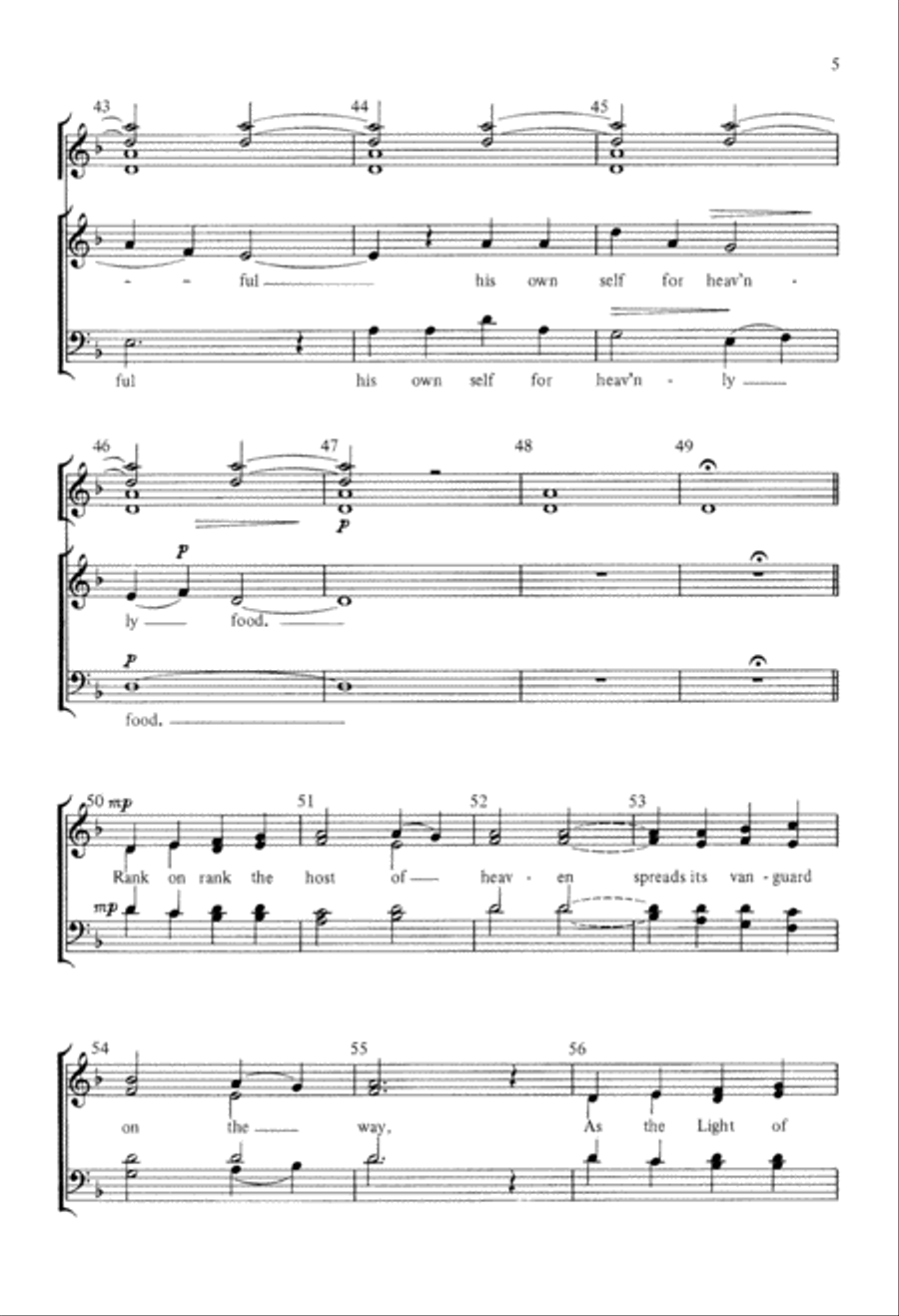 Let All Mortal Flesh Keep Silence (Digital Download) 4-Part scores gallery preview page 5