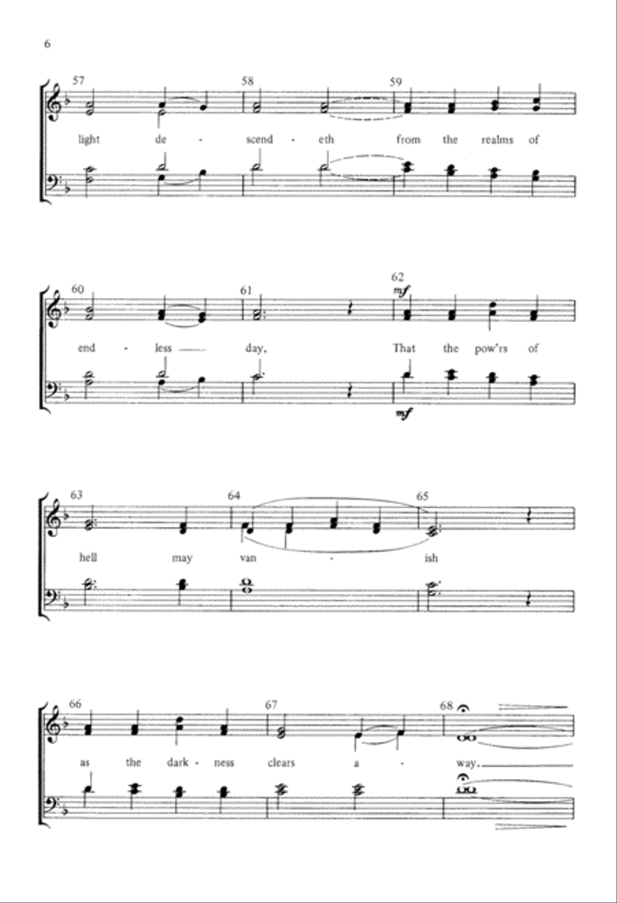 Let All Mortal Flesh Keep Silence (Digital Download) 4-Part scores gallery preview page 6