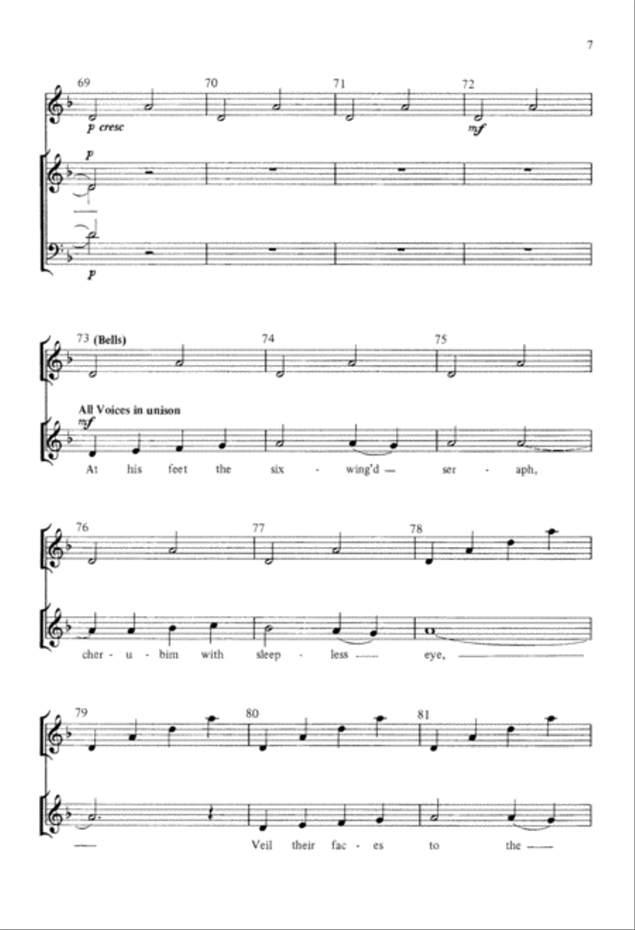 Let All Mortal Flesh Keep Silence (Digital Download) 4-Part scores gallery preview page 7