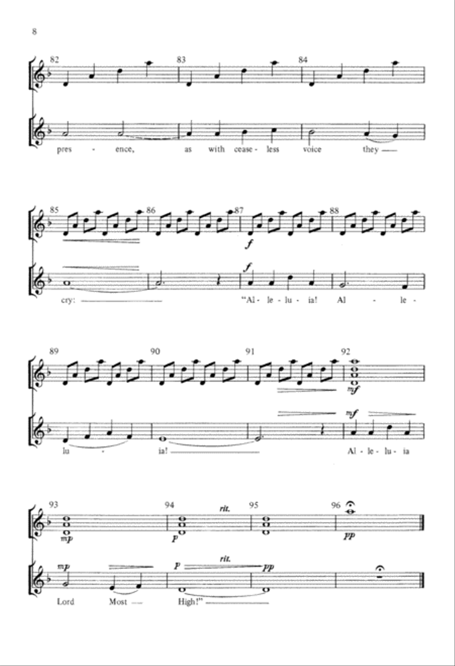 Let All Mortal Flesh Keep Silence (Digital Download) 4-Part scores gallery preview page 8