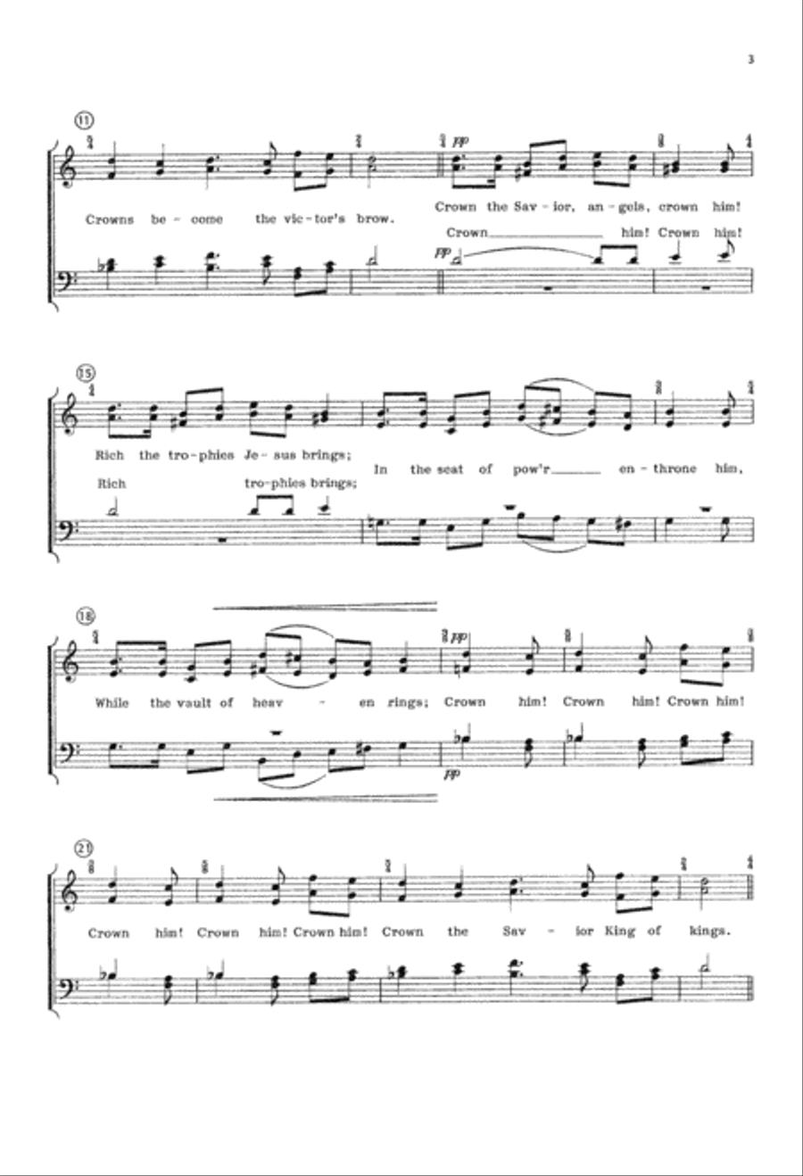 Look Ye Saints, the Sight is Glorious (Digital Download) 4-Part scores gallery preview page 3