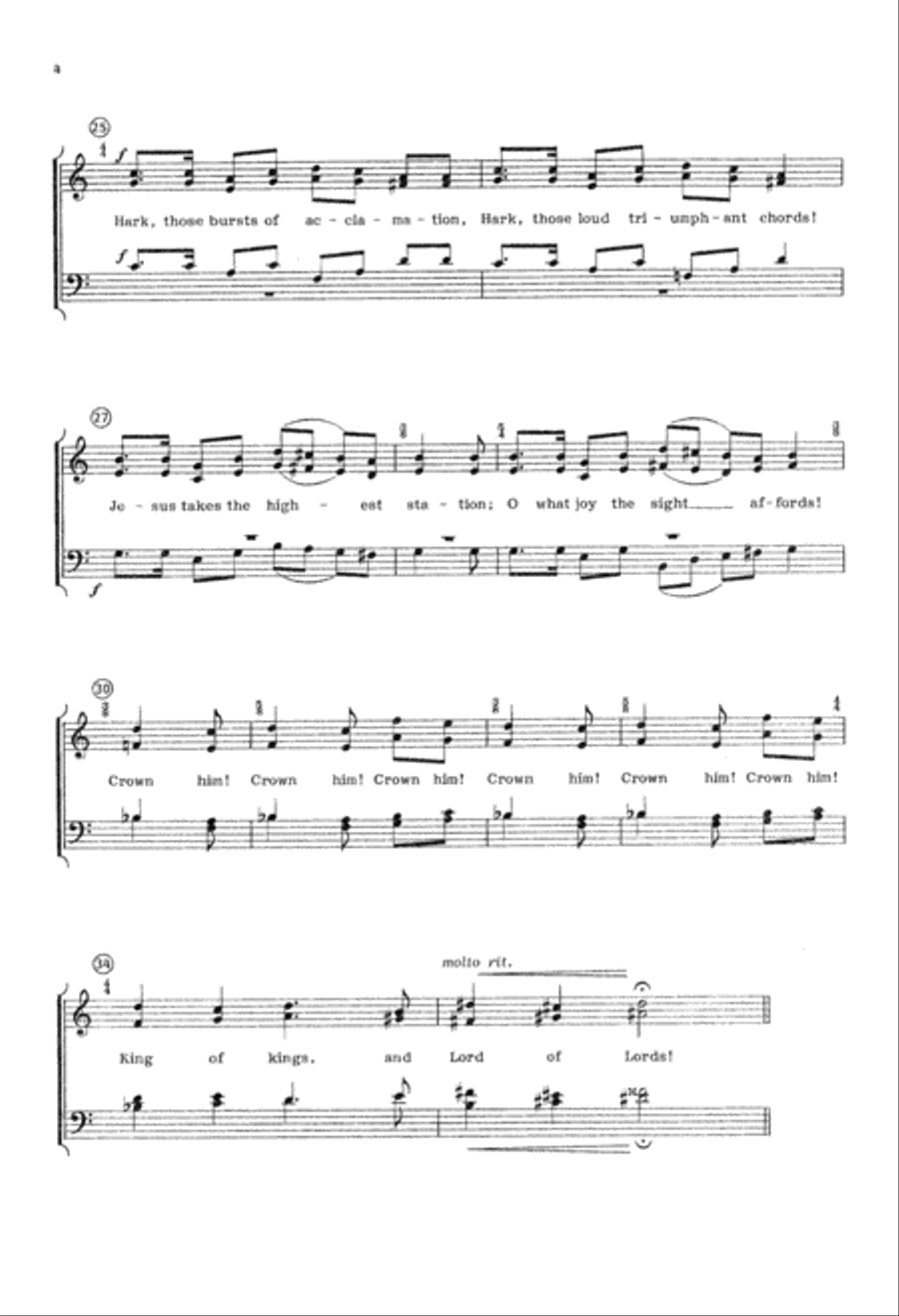 Look Ye Saints, the Sight is Glorious (Digital Download) 4-Part scores gallery preview page 4
