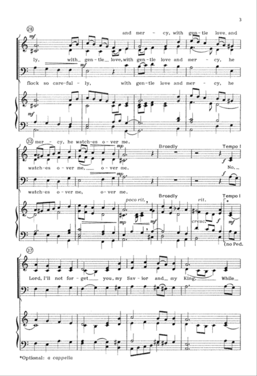 Shall I Deny My Savior? (Digital Download) 3-Part scores gallery preview page 3