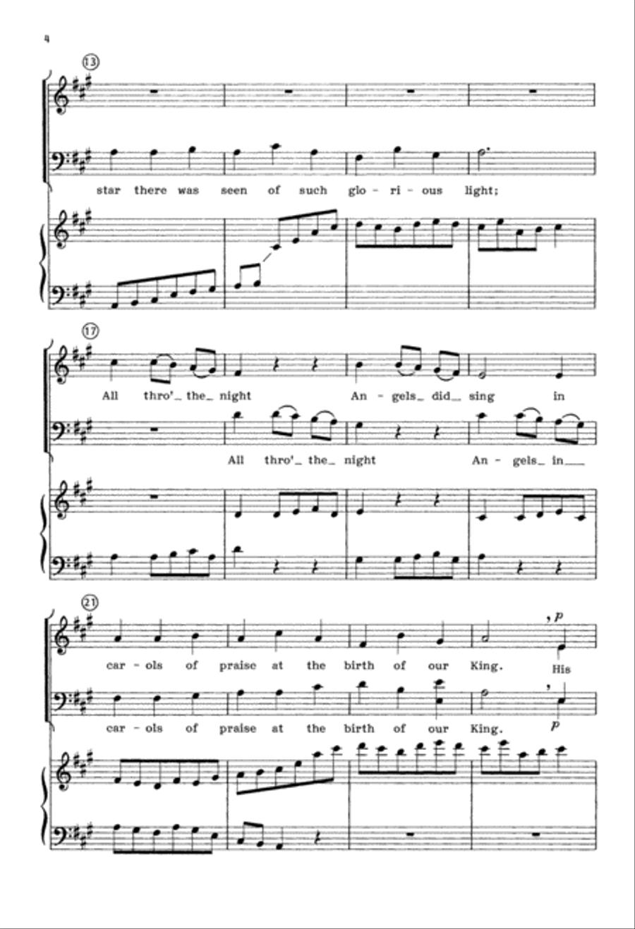 As Lately We Watched (Digital Download) 4-Part scores gallery preview page 4