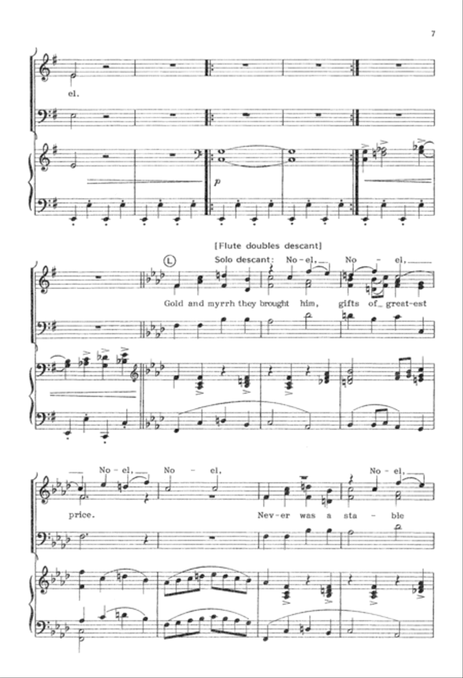 Sing We Now of Christmas (Digital Download) 3-Part scores gallery preview page 7