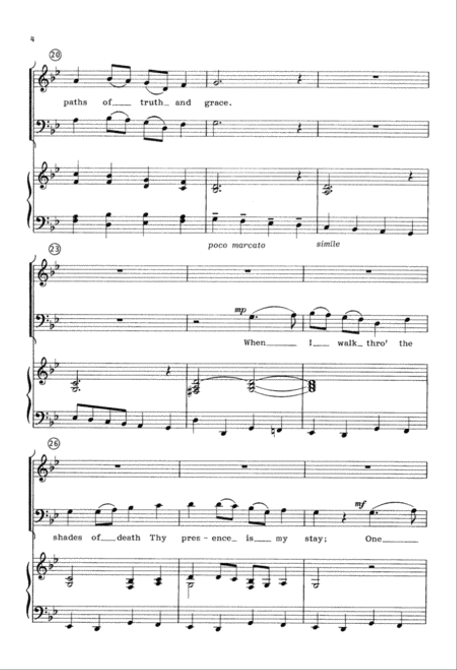 My Shepherd Will Supply My Need (Digital Download) 2-Part scores gallery preview page 4